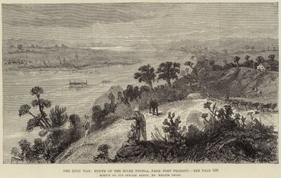 The Zulu War, Mouth of the River Tugela, from Fort Pearson by Melton Prior